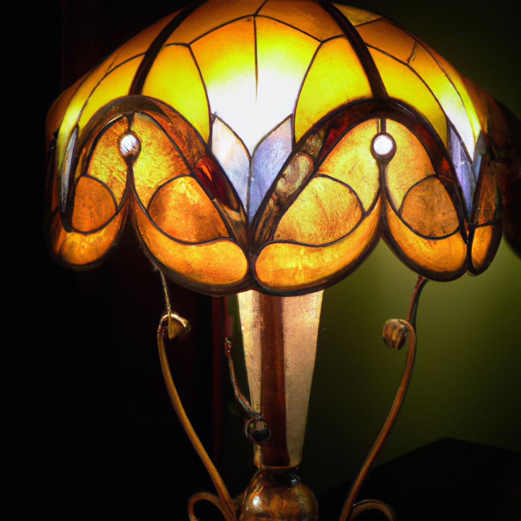 Lampe En Verre Tiffany