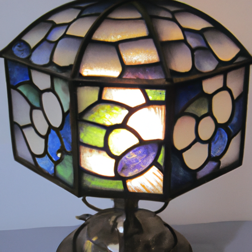Originales Lampe Tiffany Ancienne
