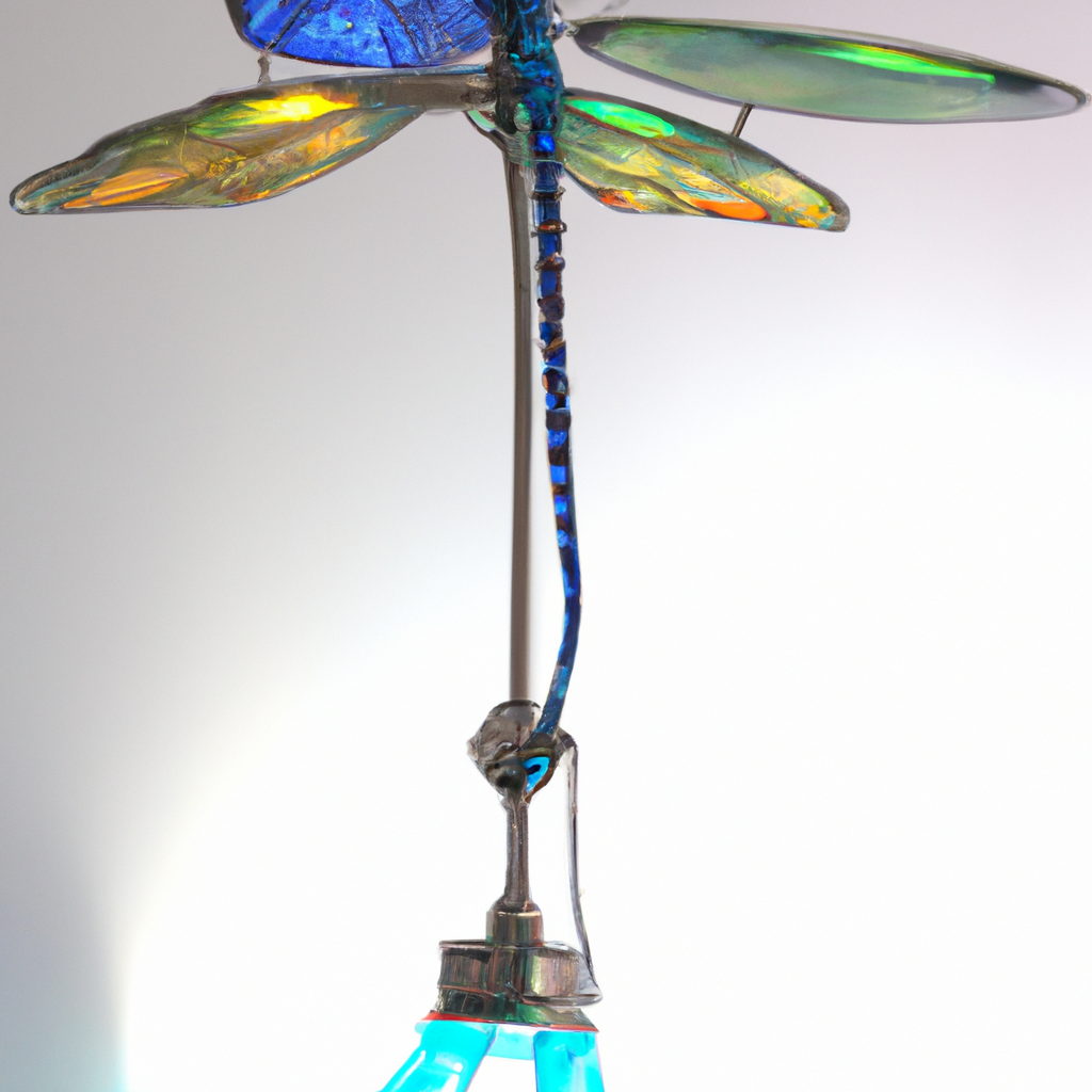 Lámpara Tiffany Azul Libélula