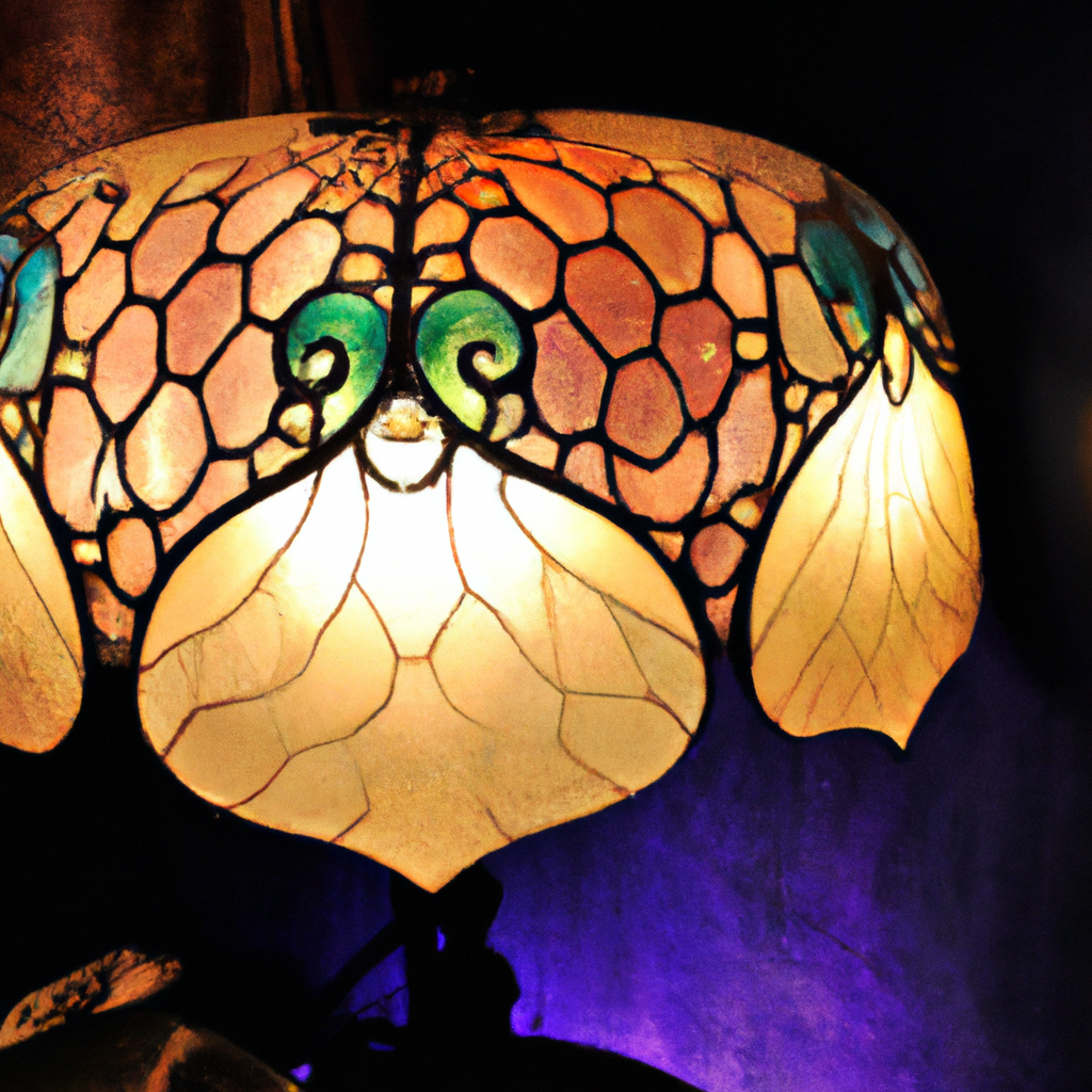 Lampe Chat Tiffany