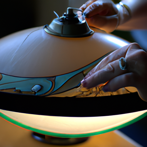 Fabrication Lampe Tiffany