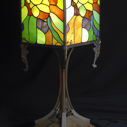 Lampe Tiffany Sur Pied