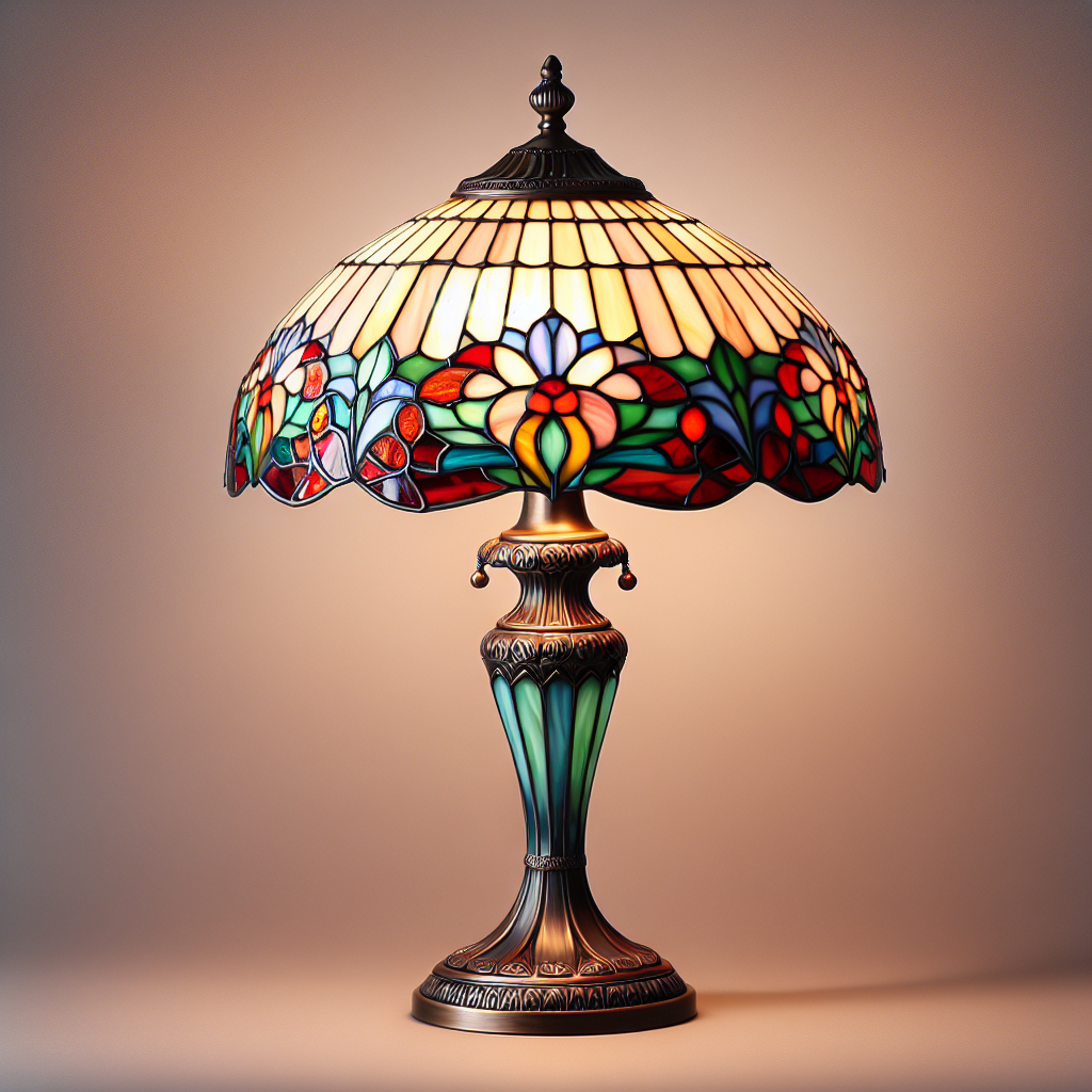 Auténtica lámpara Tiffany