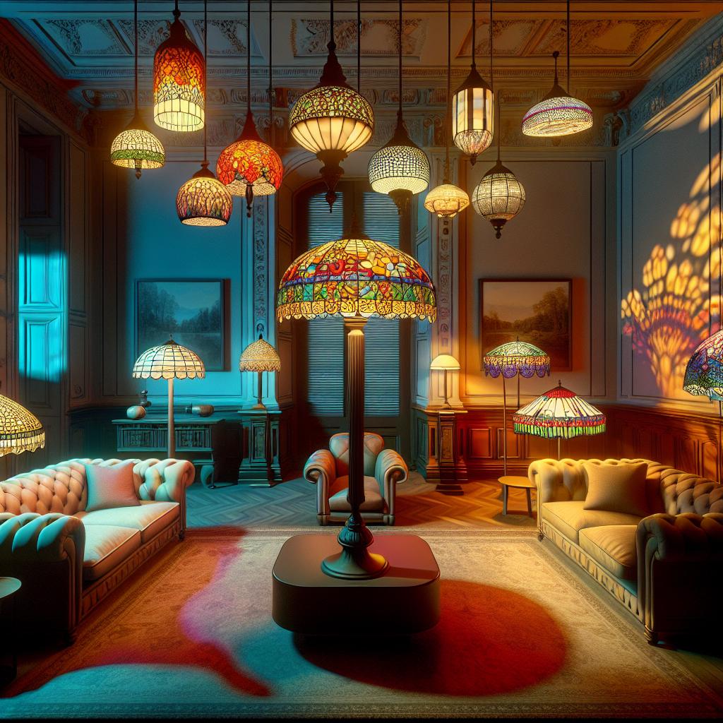 Comment intégrer une lampe⁣ Tiffany dans ​votre intérieur