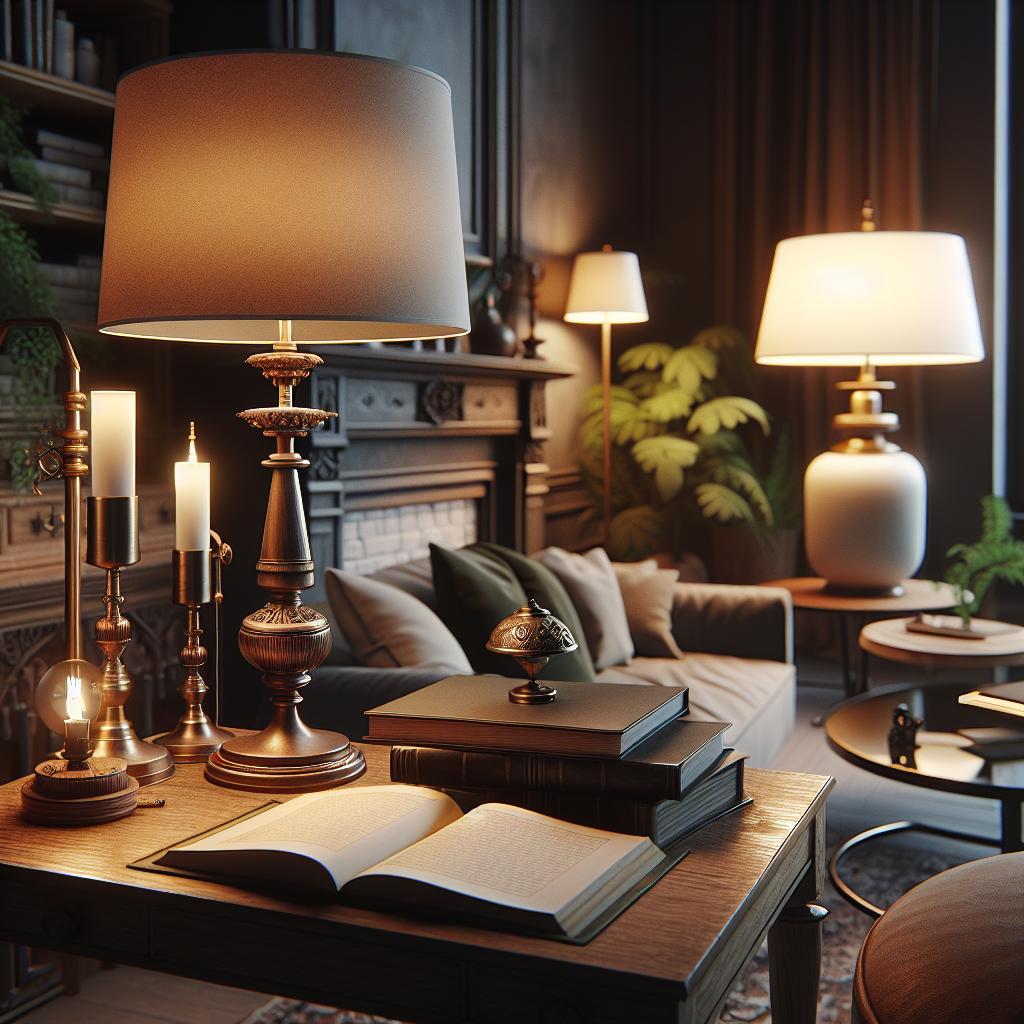 Tips for integrating the lamp into your decor
