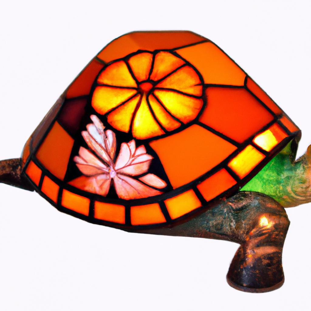 Origine et histoire de la lampe Tiffany tortue orange