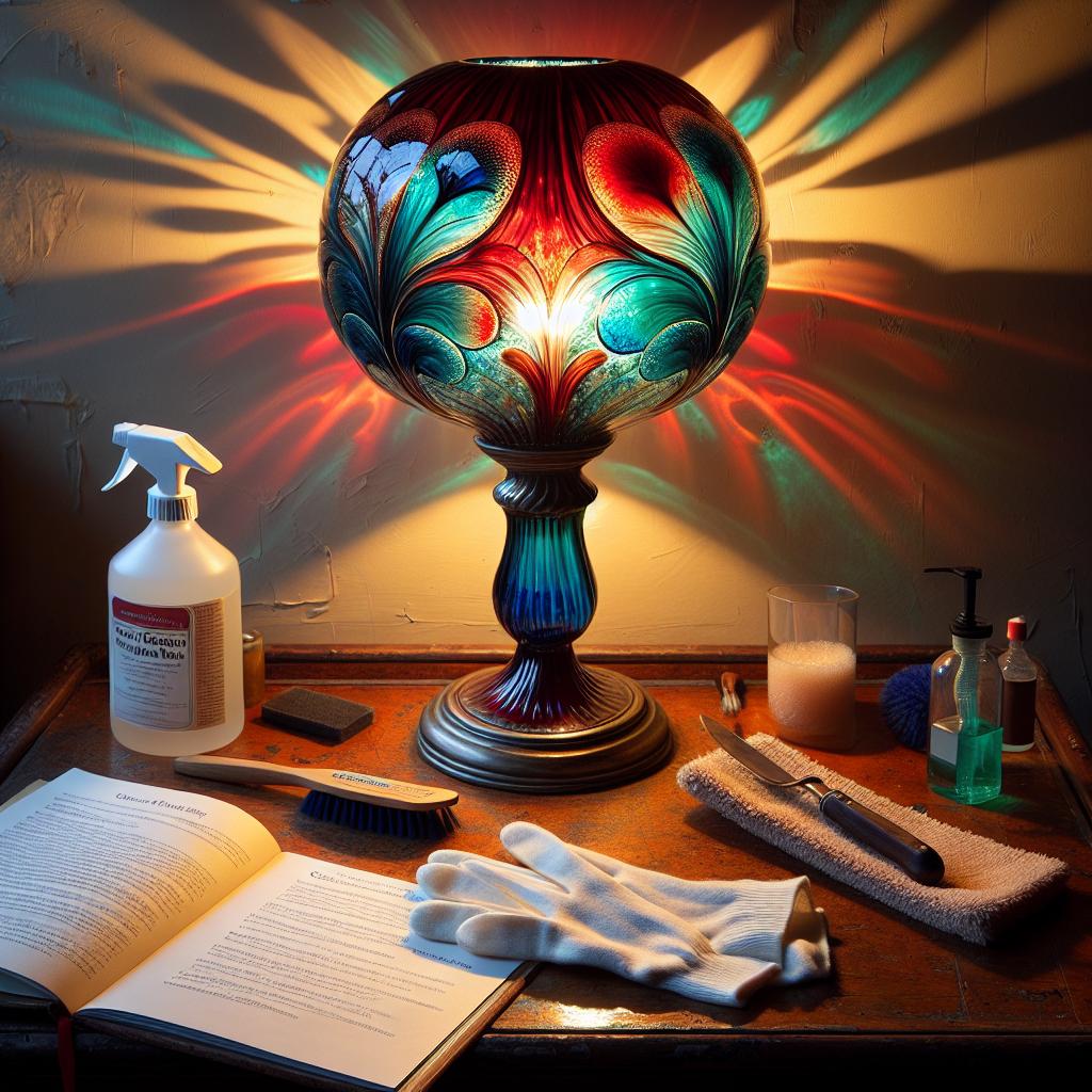 Conseils pour entretenir et préserver la beauté de votre lampe en verre soufflé