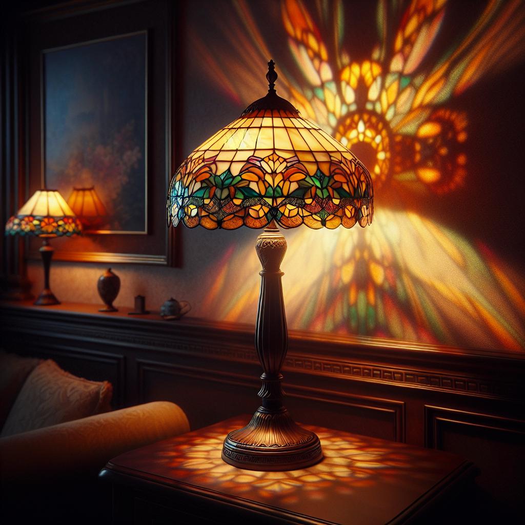 Créer une ambiance chaleureuse avec une lampe Tiffany