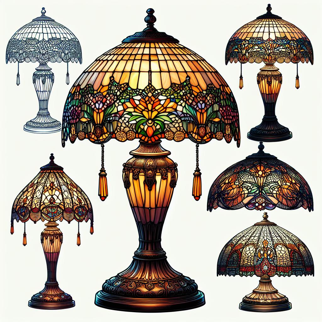 Les caractéristiques de la lampe Tiffany véritable