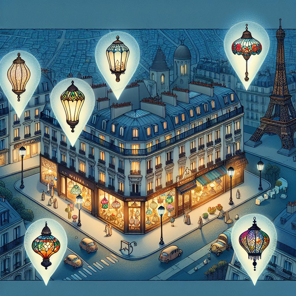 Trouvez les meilleures boutiques à Paris pour acheter une lampe Tiffany authentique
