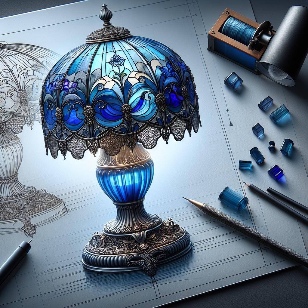 L’histoire fascinante derrière la conception de la Lampe Tiffany bleu Mediterranee