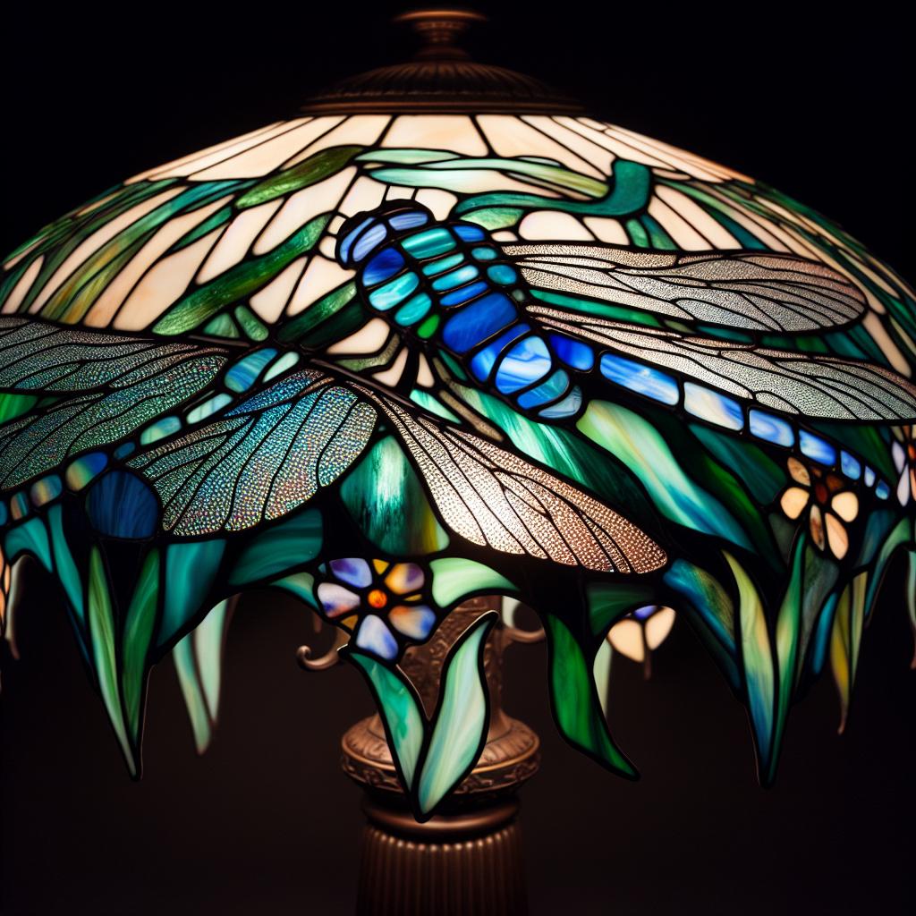 Les caractéristiques uniques de la lampe Tiffany libellule